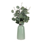 Bouquet d'olivier dans vase bleu en promo chez B&M Bouquet d'olivier dans vase bleu dans le catalogue B&M