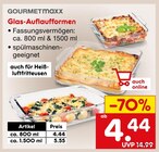 Glas-Auflaufformen Angebote von GOURMETmaxx bei Netto Marken-Discount Regensburg für 4,44 €