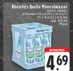 Aktuelles Rheinfels Quelle Mineralwasser Angebot bei EDEKA in Wuppertal ab 4,69 €