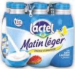 Lait UHT sans lactose 1,2% MG Matin Léger - Lactel en promo chez Super U Aubervilliers à 7,30 €