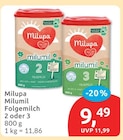 Milumil Folgemilch 2 von Milupa für 9,49 € bei budni im Angebot Milumil Folgemilch 2 von Milupa im aktuellen budni Prospekt