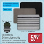 Schmutzfangmatte von HOME CREATION im aktuellen ALDI Nord Prospekt