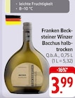 Franken Bacchus halbtrocken bei EDEKA im Prospekt "" für 3,99 €