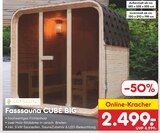 Fasssauna CUBE BIG im Angebot bei Netto Marken-Discount in Coburg Fasssauna CUBE BIG Angebote von ARTSAUNA bei Netto Marken-Discount Coburg für 2.499,00 €