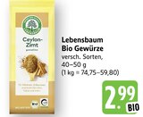 Ceylon-Zimt im Angebot bei EDEKA in Aalen Ceylon-Zimt Angebote von Lebensbaum bei EDEKA Aalen für 2,99 €