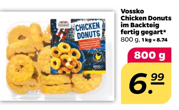 Chicken Donuts im Backteig fertig gegart*