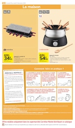 Offre Appareil Raclette dans le catalogue Carrefour Market du moment à la page 54