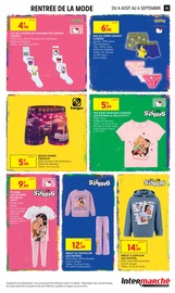 Promos Vêtements dans le catalogue "VIVEMENT LA FIN DES VACANCES" de Intermarché Super Vêtements en promo dans le catalogue Intermarché Super à la page 45