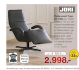 Relaxsessel Yoga JR-7360 im Möbel Inhofer Prospekt zum Preis von 2.998,00 €