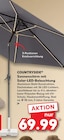 Sonnenschirm mit Solar-LED-Beleuchtung Angebote von COUNTRYSIDE bei Kaufland Weiden für 69,99 €