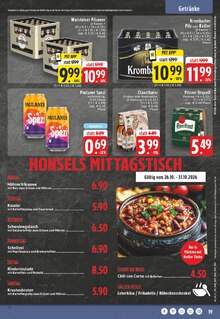 Krombacher im EDEKA Prospekt "Aktuelle Angebote" mit 28 Seiten (Dorsten)