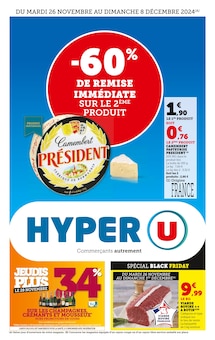 Prospectus Hyper U à Mûrs-Erigné, "Hyper U", 44 pages de promos valables du 26/11/2024 au 08/12/2024