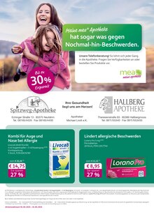 Aktueller mea - meine apotheke Prospekt für Hallbergmoos mit  Seiten