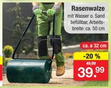 Rasenwalze im aktuellen Zimmermann Prospekt
