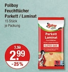 Aktuelles Feuchttücher Parkett / Laminat Angebot bei V-Markt in Augsburg ab 2,99 €