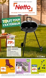 Promos Parasol dans le catalogue "TOUT POUR L'EXTÉRIEUR" de Netto Parasol en promo dans le catalogue Netto à la page 1