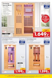 Netto Marken-Discount Infrarotkabine im Prospekt 
