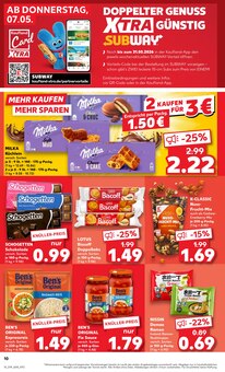 Milka im Kaufland Prospekt "Aktuelle Angebote" mit 58 Seiten (Mülheim (Ruhr))