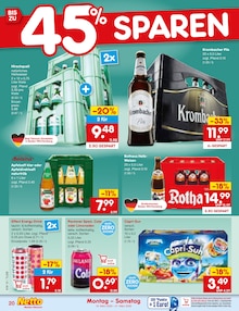 Bier im Netto Marken-Discount Prospekt "Aktuelle Angebote" mit 64 Seiten (Lörrach)