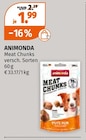 Meat Chunks Angebote von Animonda bei Müller Tübingen für 1,99 €