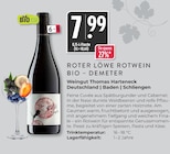 Roter Löwe Rotwein Bio – Demeter Angebote von Weingut Thomas Harteneck bei Hieber Freiburg für 7,99 €