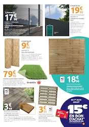 Promos Canisse dans le catalogue "Les projets d'été" de Mr.Bricolage Canisse en promo dans le catalogue Mr.Bricolage à la page 9
