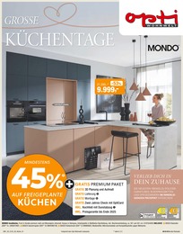 Opti-Wohnwelt Prospekt für Kalbach mit 8 Seiten Opti-Wohnwelt Prospekt für Kalbach: "Große Küchentage", 8 Seiten, 09.01.2025 - 25.01.2025