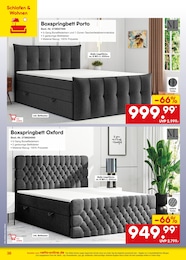 Boxspringbett im Netto Marken-Discount Prospekt "netto-online.de - Exklusive Angebote" auf Seite 38