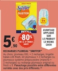 Recharge plumeau - Swiffer en promo chez E.Leclerc Recharge plumeau - Swiffer dans le catalogue E.Leclerc