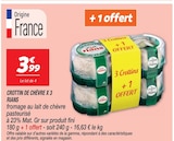 Crottin de Chèvre x 3 - Rians - Netto Crottin de Chèvre x 3 - Rians à 3,99 € dans le catalogue Netto