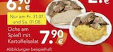 Ochs am Spieß mit Kartoffelsalat im Angebot bei BRAUN Möbel-Center in Reutlingen Ochs am Spieß mit Kartoffelsalat Angebote bei BRAUN Möbel-Center Reutlingen für 7,90 €