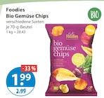 Bio Gemüse Chips von Foodies im aktuellen V-Markt Prospekt für 1,99 €