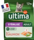 CROQUETTES POUR CHAT STÉRILISÉ AU SAUMON ULTIMA - ULTIMA - Auchan Hypermarché à Nantes CROQUETTES POUR CHAT STÉRILISÉ AU SAUMON ULTIMA - ULTIMA en promo chez Auchan Hypermarché Nantes à 6,75 €