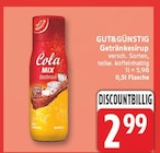 Getränkesirup von GUT&GÜNSTIG im aktuellen EDEKA Prospekt