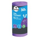15 sacs poubelle 30L - CARREFOUR en promo chez Carrefour Boulogne-Billancourt à 2,19 €