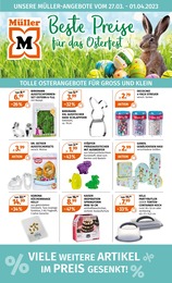 Müller Prospekt "Beste Preise für das Osterfest", 4 Seiten, 27.03.2023 - 01.04.2023