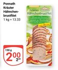 Kräuter Hähnchenbrustfilet im Angebot bei GLOBUS in Salzgitter Kräuter Hähnchenbrustfilet Angebote von Ponnath bei GLOBUS Salzgitter für 2,00 €