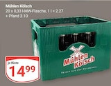 Mühlen Kölsch im Angebot bei GLOBUS in Kerpen Mühlen Kölsch Angebote bei GLOBUS Kerpen für 14,99 €