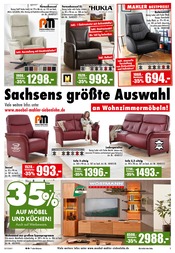 Fernseher im Möbel Mahler Siebenlehn Prospekt in Leipzig Aktueller Möbel Mahler Siebenlehn Prospekt mit Fernseher, "SACHSENS GRÖSSTE AUSWAHL ZUM KLEINSTEN PREIS", Seite 5