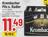 Aktuelle Krombacher Angebote bei E center in Euskirchen Aktuelles Pils o. Radler Angebot bei E center in Euskirchen ab 11,49 €