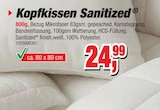Aktuelles Kopfkissen Sanitized Angebot bei Die Möbelfundgrube in Trier ab 24,99 €