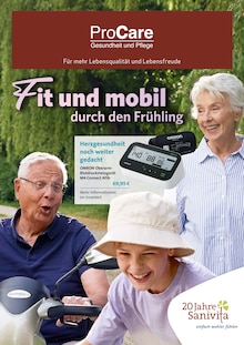 Blutdruckmessgerät im Promedia Medizintechnik A. Ahnfeldt GmbH Prospekt "Fit und mobil durch den Frühling" mit 6 Seiten (Siegen (Universitätsstadt))