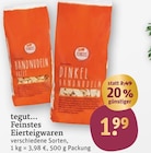 Aktuelles Feinstes Eierteigwaren Angebot bei tegut in Jena ab 1,99 €