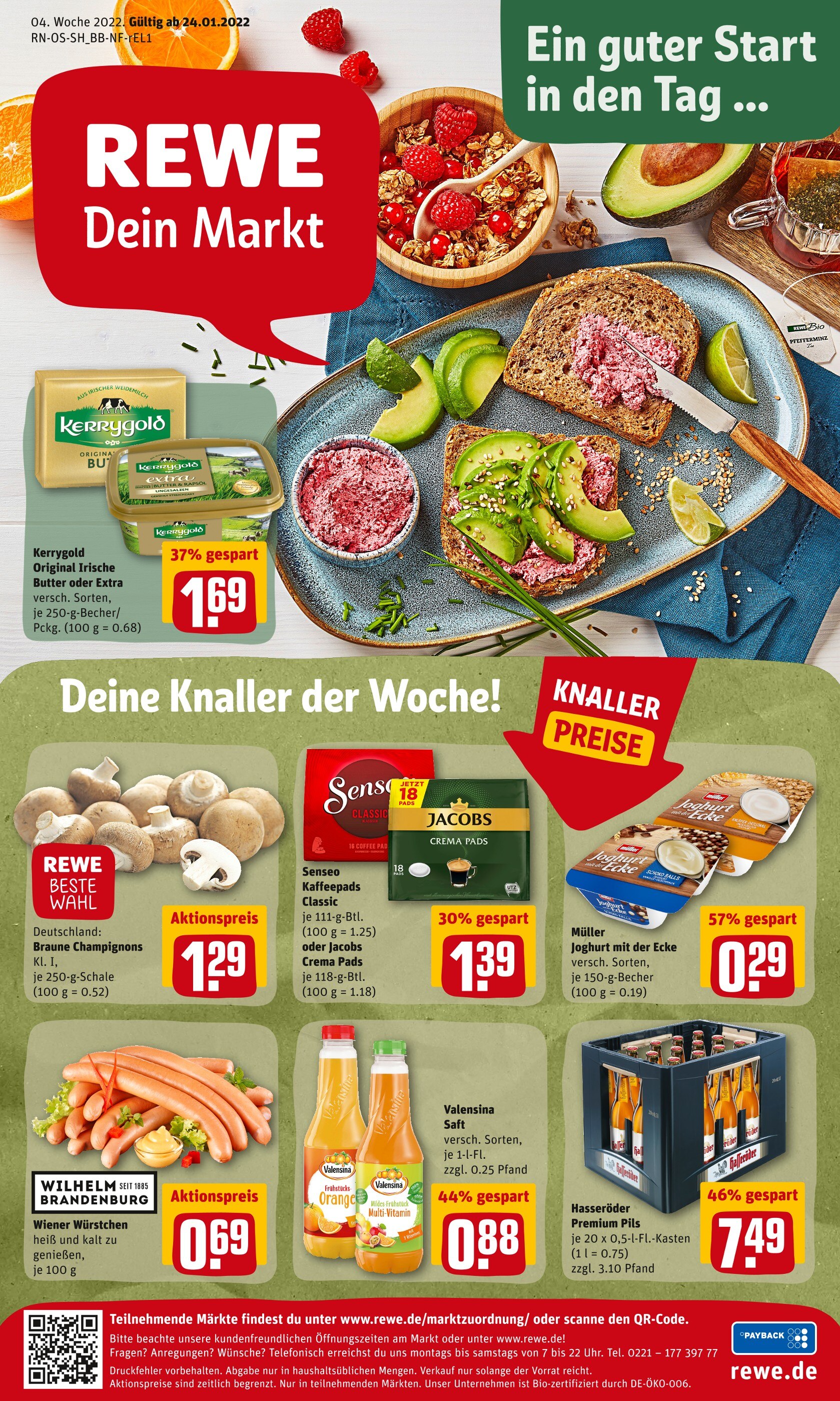 REWE Prospekt für Dresden mit 29 Seiten REWE Prospekt für Dresden: "Top Angebote", 29 Seiten, 24.01.2022 - 29.01.2022