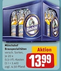 Aktuelles Mönchshof Brauspezialitäten Angebot bei REWE in Singen (Hohentwiel) ab 13,99 €