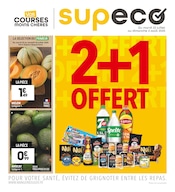 Prospectus Discount Alimentaire Supeco en cours à Bois-Grenier et alentours, "VOS COURSES MOINS CHÈRES", 4 pages, 22/07/2025 - 03/08/2025 Catalogue Discount Alimentaire Supeco en cours à Bois-Grenier et alentours, "VOS COURSES MOINS CHÈRES", 4 pages, 22/07/2025 - 03/08/2025