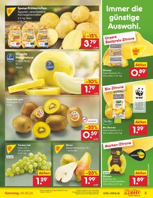 Bananen im Netto Marken-Discount Prospekt "Aktuelle Angebote" mit 50 Seiten (Chemnitz)