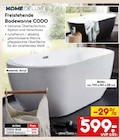 Freistehende Badewanne CODO Weiß im Netto Marken-Discount Prospekt Freistehende Badewanne CODO Weiß von Home Deluxe im aktuellen Netto Marken-Discount Prospekt für 599,00 €