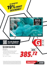 MediaMarkt Saturn Samsung QLED TV im Prospekt MediaMarkt Saturn Samsung QLED TV im Prospekt