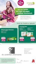 mea - meine apotheke Prospekt für Kaarst mit 4 Seiten mea - meine apotheke Prospekt für Kaarst: "Unsere September-Angebote", 4 Seiten, 01.09.2026 - 30.09.2026